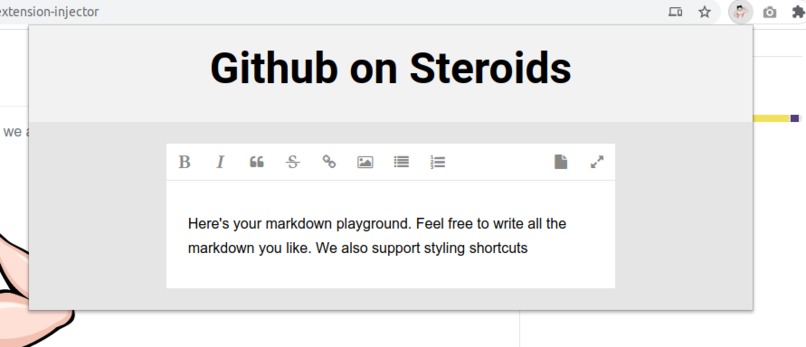 Github on steroids – screenshot 1