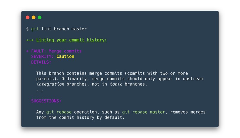 git-lint-branch – screenshot 4