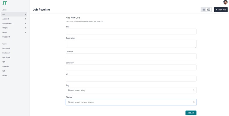 JobTrack – screenshot 1