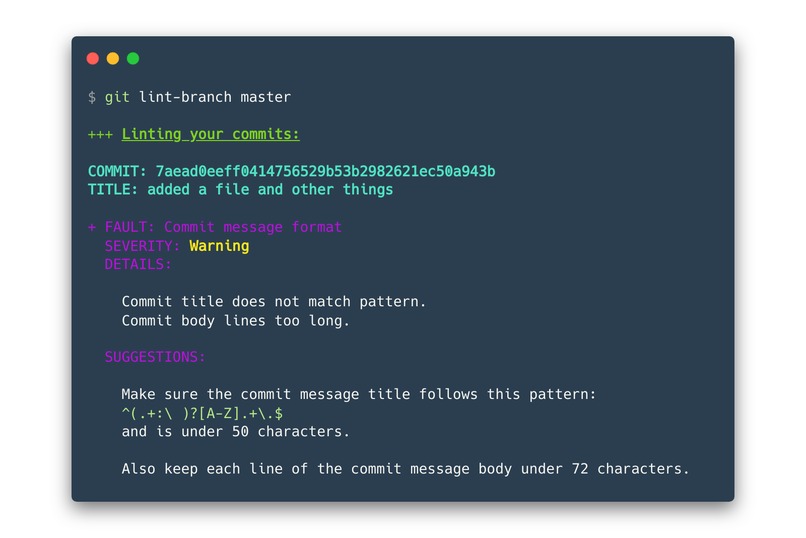 git-lint-branch – screenshot 5