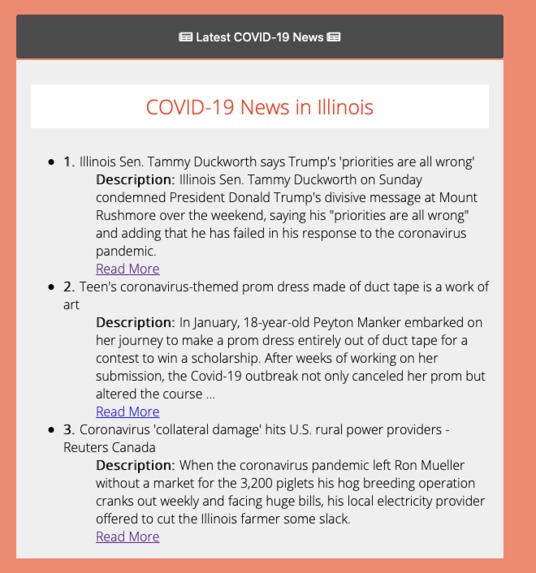 COVID-19-State-Tracker – screenshot 4