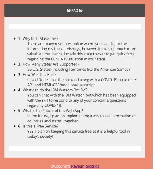 COVID-19-State-Tracker – screenshot 5