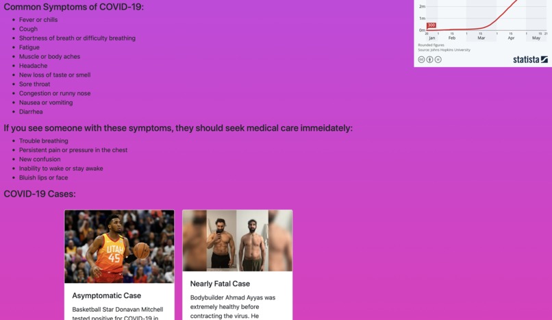 Best Main Prize - BioTech/Health - ConqueringCOVID-19 – screenshot 7