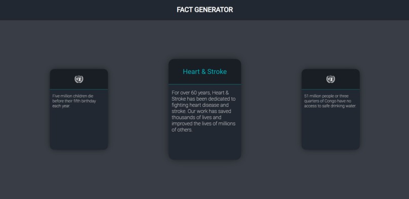 Fact Generator: Coronavirus Edition – screenshot 2