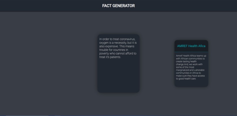 Fact Generator: Coronavirus Edition – screenshot 3