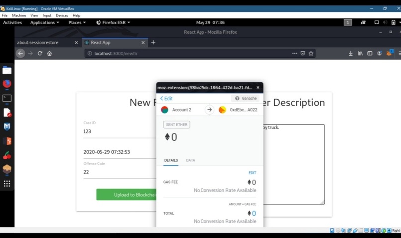 Blockchain Based Evidence Management  – screenshot 1