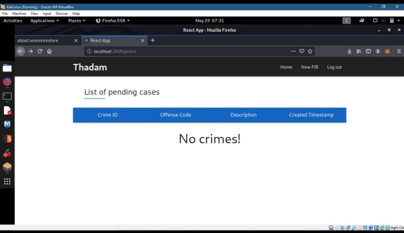 Blockchain Based Evidence Management  – screenshot 3