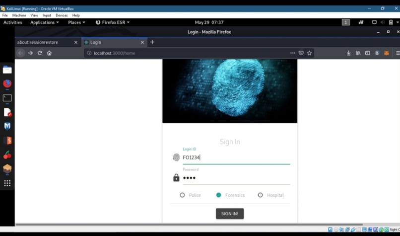 Blockchain Based Evidence Management  – screenshot 4