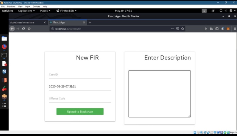 Blockchain Based Evidence Management  – screenshot 6