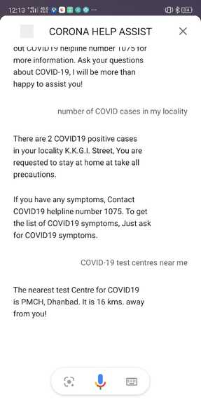 CORONA HELP ASSISTANT – screenshot 3