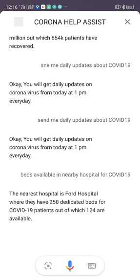 CORONA HELP ASSISTANT – screenshot 4