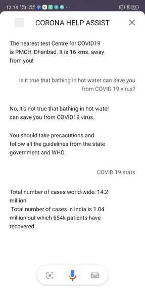 CORONA HELP ASSISTANT – screenshot 5