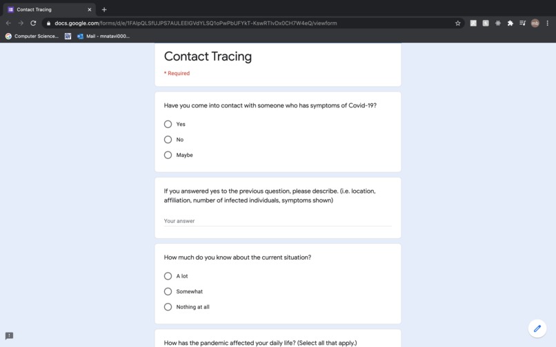 covidDataProject – screenshot 4