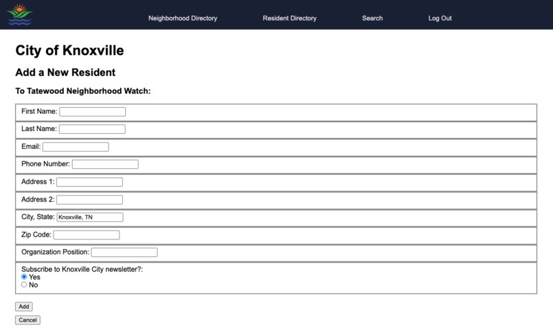 Knoxville Neighborhood Portal – screenshot 9