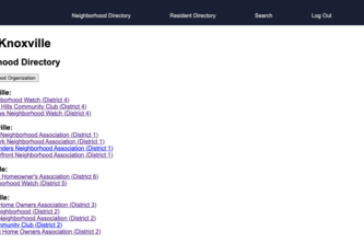 Knoxville Neighborhood Portal