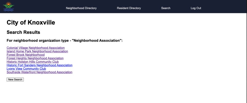 Knoxville Neighborhood Portal – screenshot 5