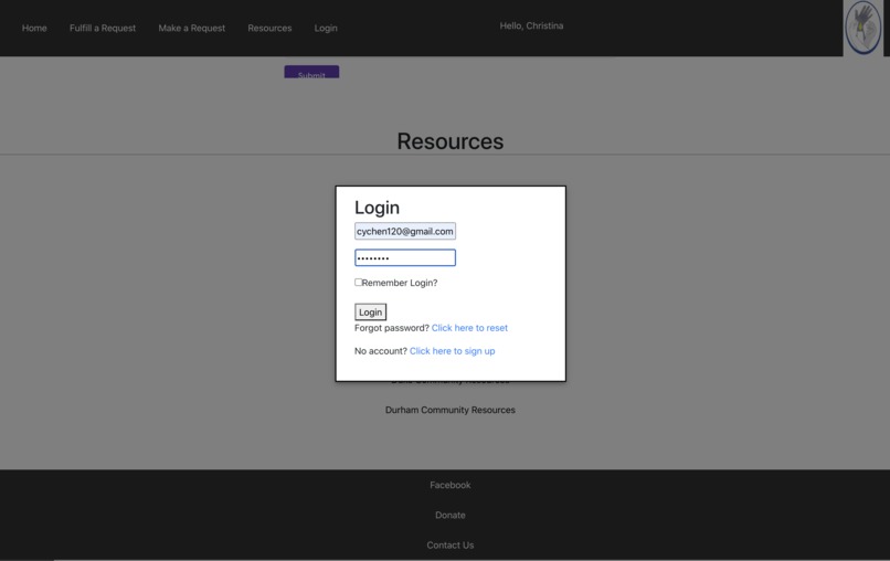 Mutual Aid Site – screenshot 1
