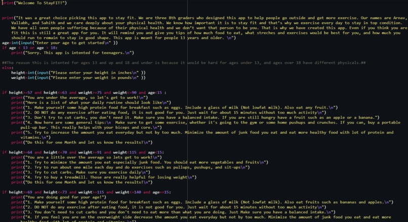 StayFIT – screenshot 2