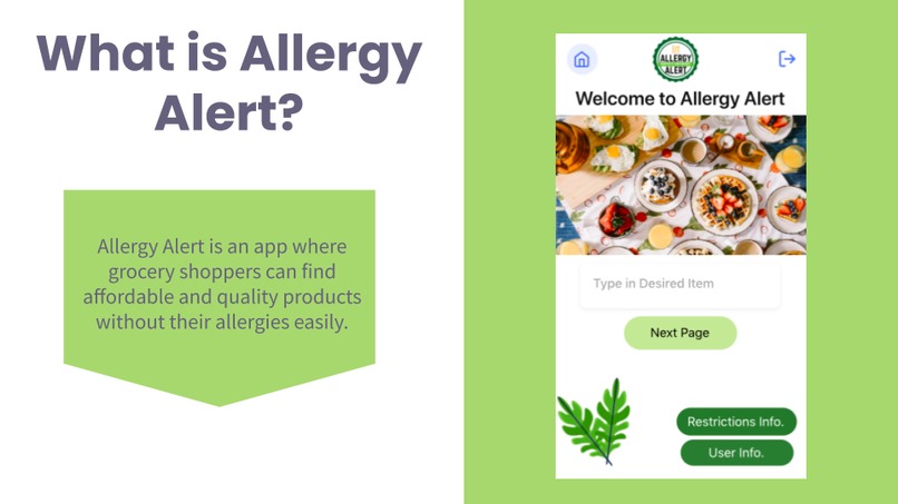 Allergy Alert  – screenshot 1