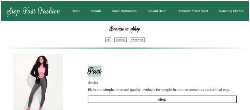Stop Fast Fashion – screenshot 2