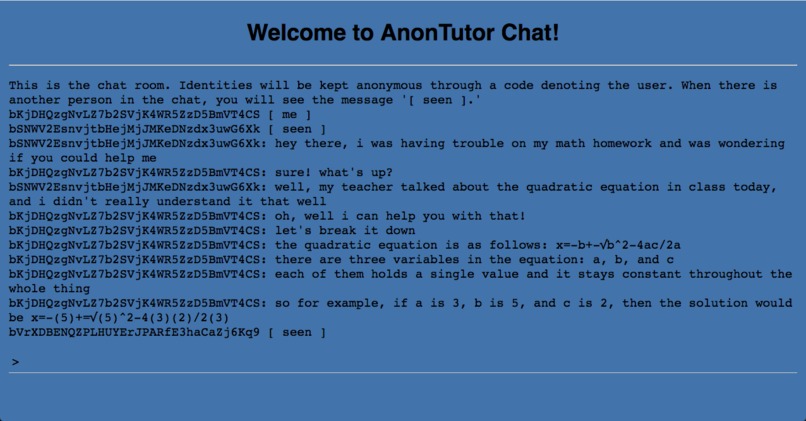 AnonTutor – screenshot 1
