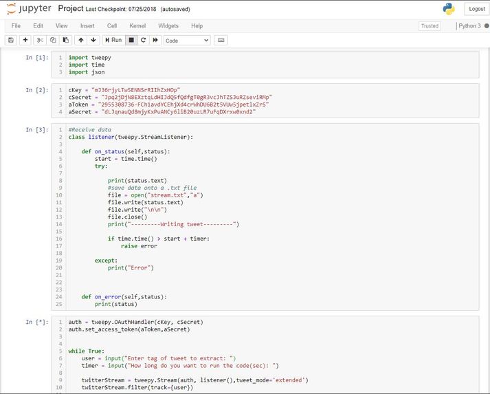 TweetExtract – screenshot 1