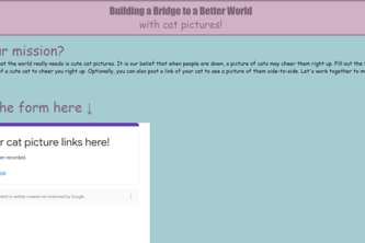 Building a Bridge to a Better World with Cat Pictures