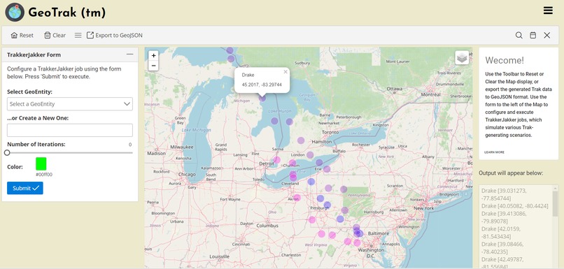 GeoTrak (tm) – screenshot 2