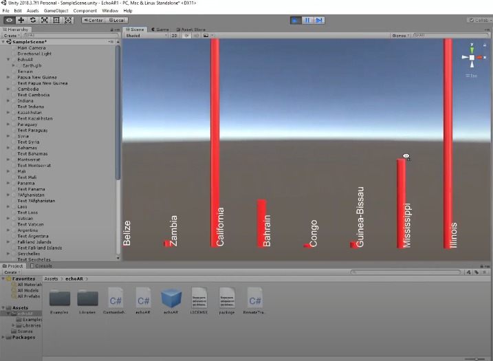 echoAR specific project – screenshot 1