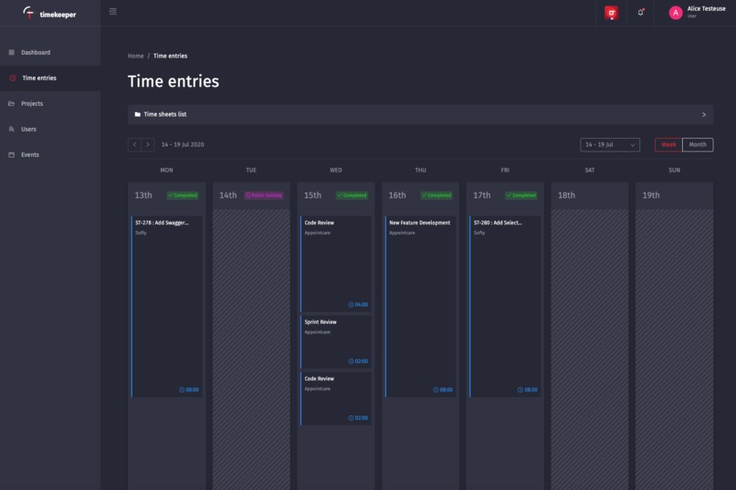 TimeKeeper – screenshot 2