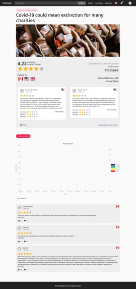 FakeCheck: Engaging the Truth To Protect Our Best Globally – screenshot 3