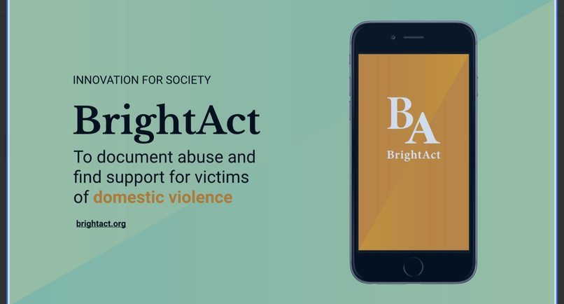 BrightAct app againt domestic violence – screenshot 1