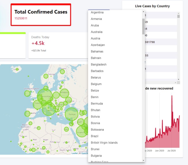 COVID-19-Tracker – screenshot 3