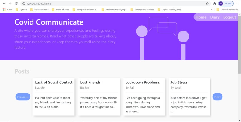 CovidCommunicate – screenshot 4