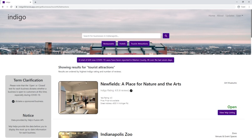 Indigo – screenshot 2