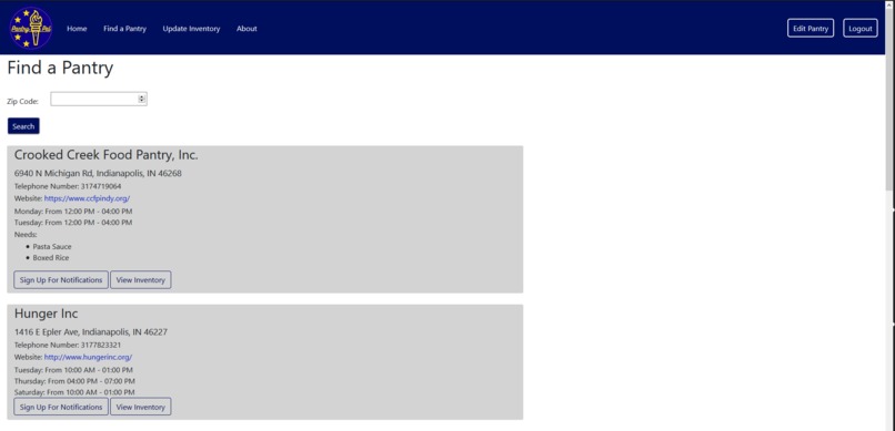 Pantry Pal - Community Based Nonprofits - Team 1 – screenshot 3