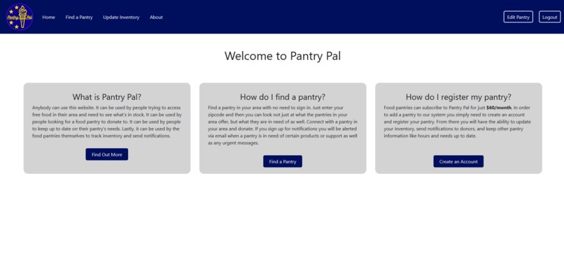 Pantry Pal - Community Based Nonprofits - Team 1 – screenshot 1