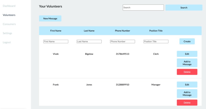 MyCommunity - Community Based Non-Profit Team 8 – screenshot 3