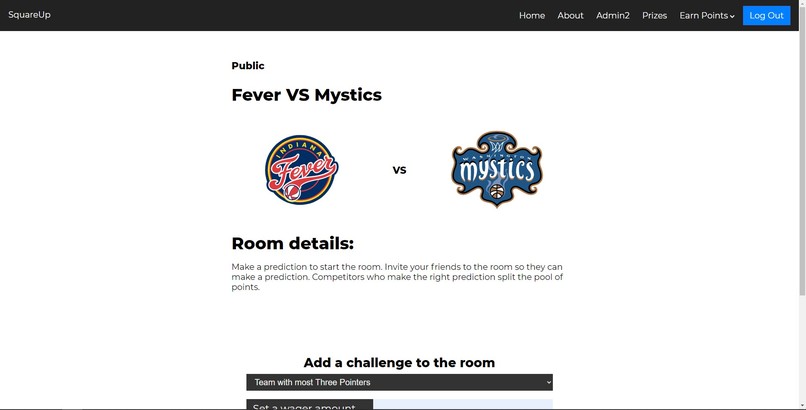 SquareUp Sports - Sports & Entertainment - Team 03 – screenshot 3