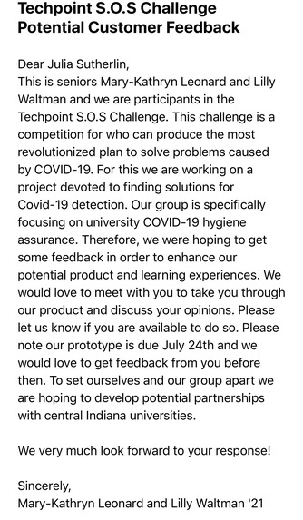 Techpoint S.O.S Challenge COVID-19 Detection Team 4  – screenshot 1