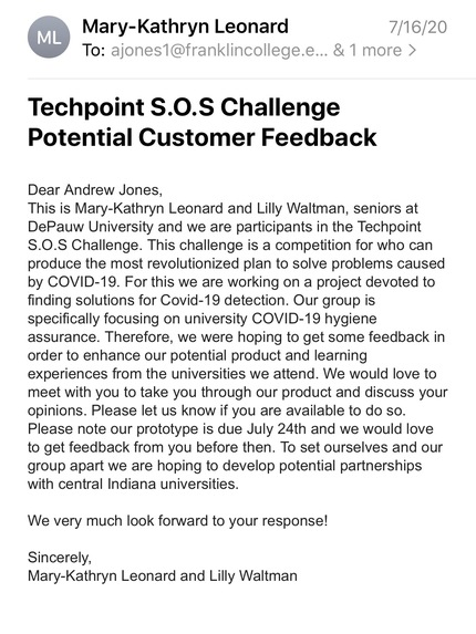 Techpoint S.O.S Challenge COVID-19 Detection Team 4  – screenshot 2