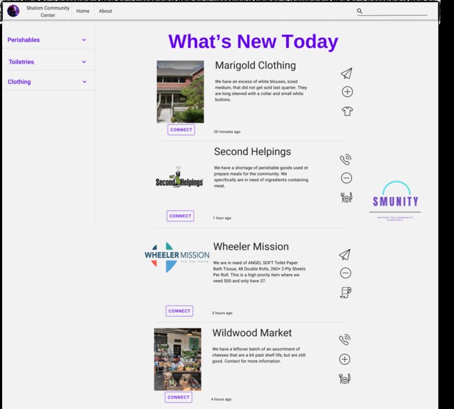 Smunity - Connectivity - Community-Based Nonprofits - Team 5 – screenshot 4