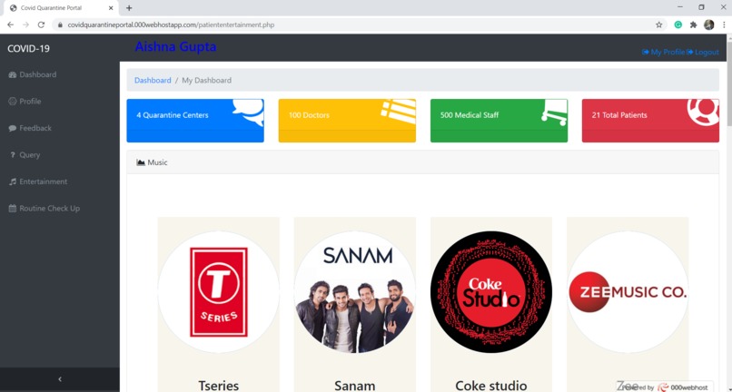 Covid Quarantine Care  Portal  – screenshot 12