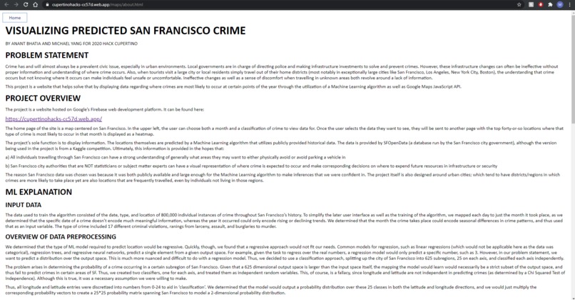 Visualizing Predicted San Francisco Crime – screenshot 2