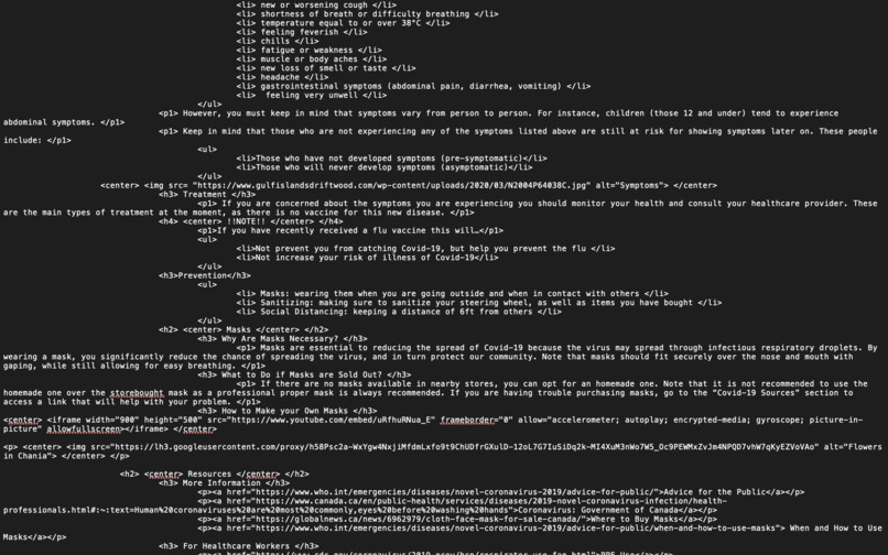 Covid Care Canada – screenshot 2