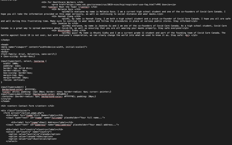 Covid Care Canada – screenshot 3
