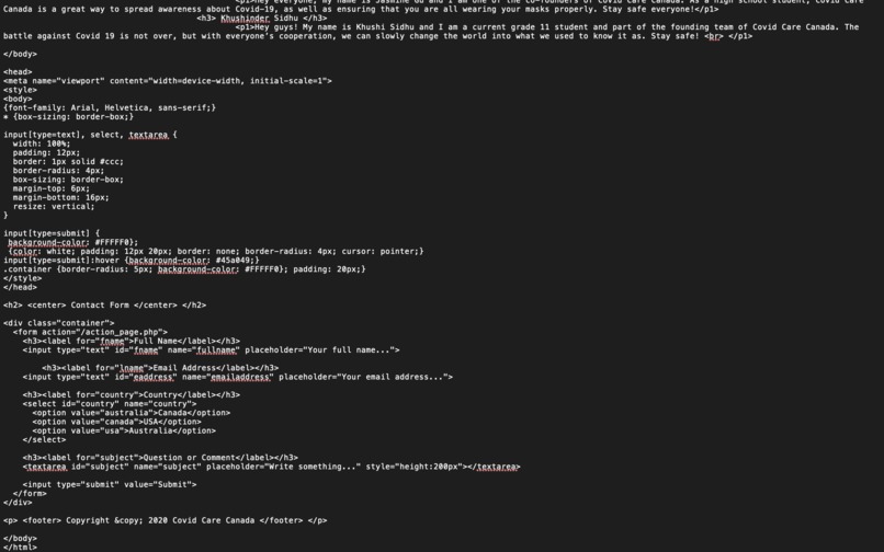 Covid Care Canada – screenshot 4
