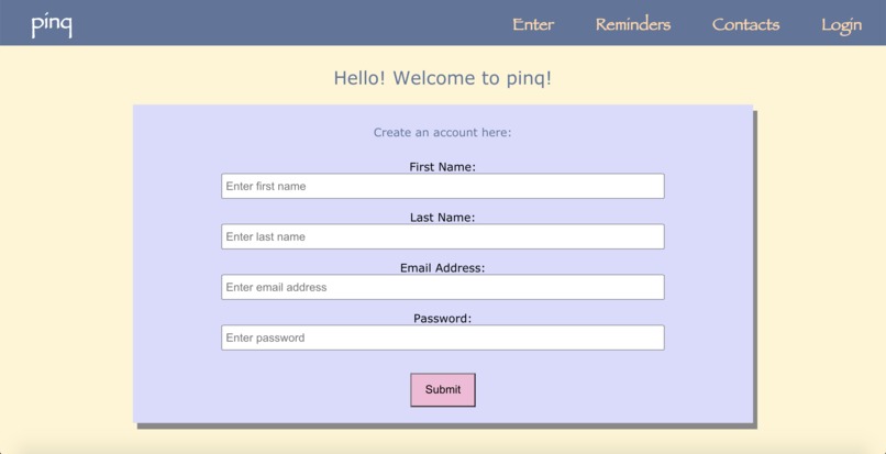 pinq – screenshot 1