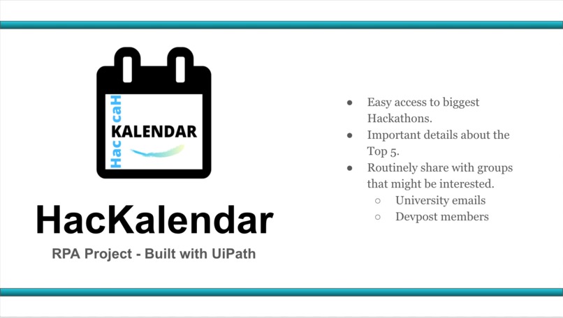 HacKalendar – screenshot 2