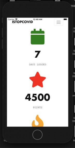 iStopCovid – screenshot 1